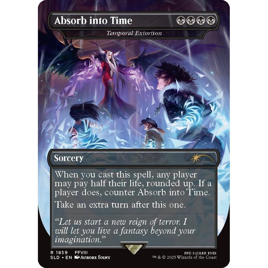 Image for Absorb into Time - Temporal Extortion (1859) (SLD) - Magic: The Gathering