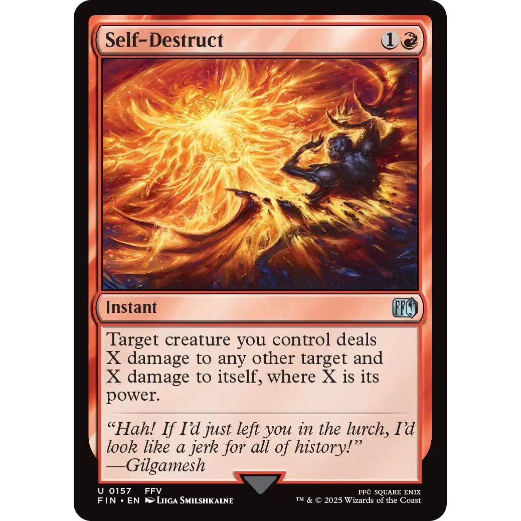 Image for Self-Destruct (157) (FIN) - Magic: The Gathering
