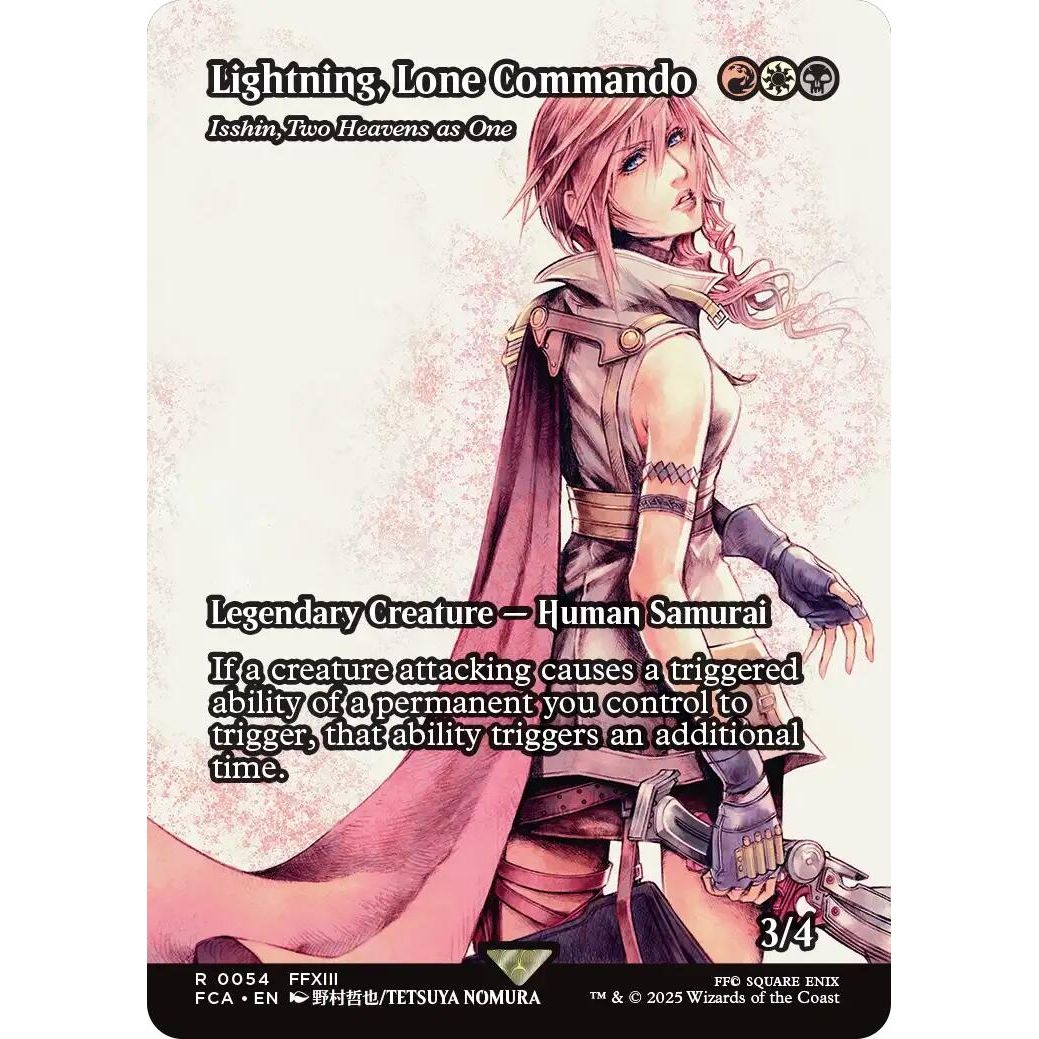 Image for Lightning, Lone Commando - Isshin, Two Heavens as One (Showcase) (54) (FCA) - Magic: The Gathering