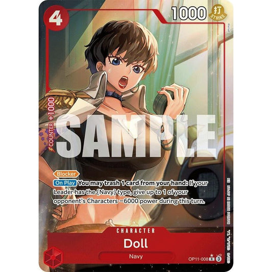 Image for Doll (Alternate Art) (OP11-008) (OP11) - One Piece Card Game