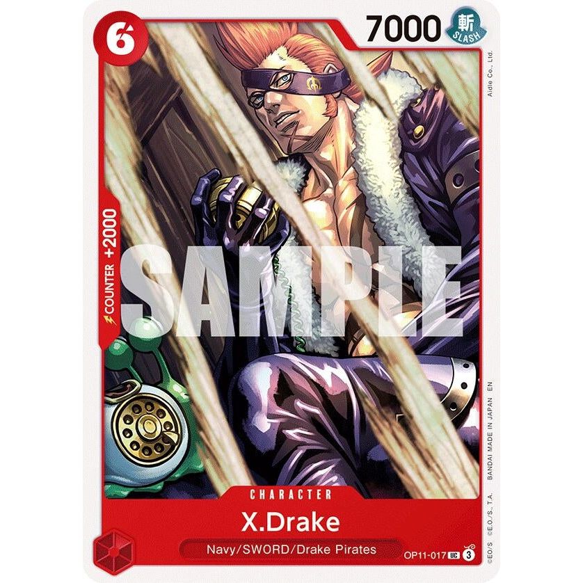 Image for X.Drake (OP11-017) (OP11) - One Piece Card Game