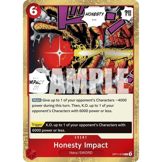 Image for Honesty Impact (OP11-018) (OP11) - One Piece Card Game