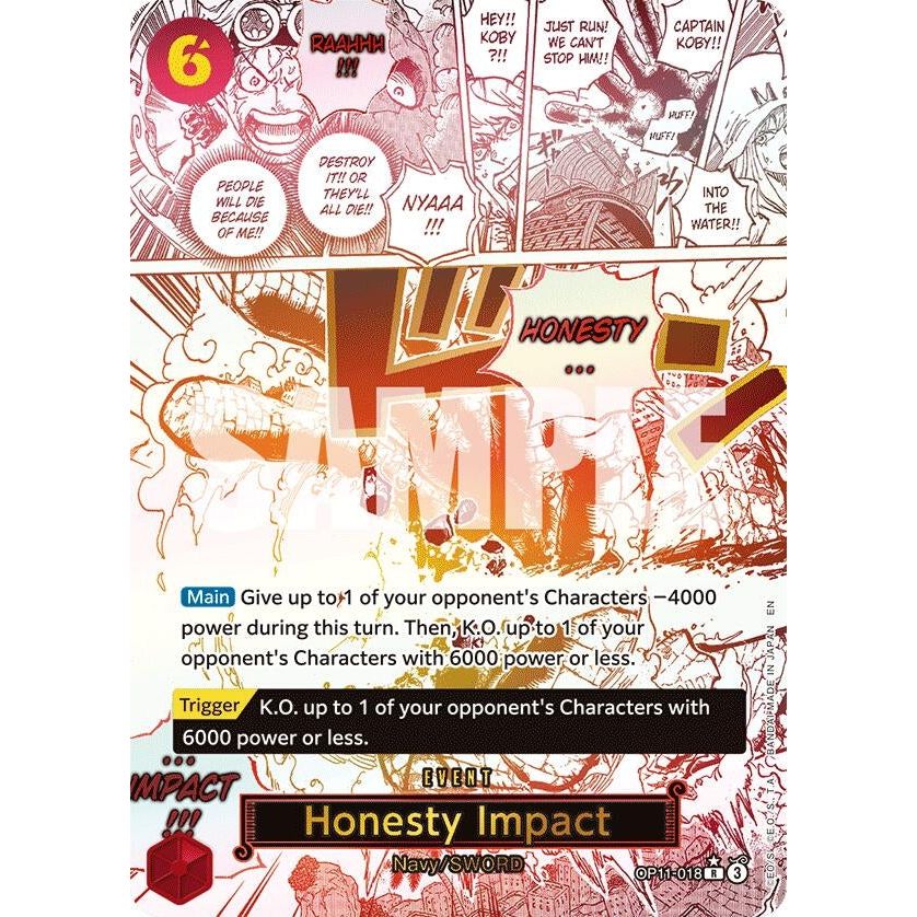 Image for Honesty Impact (Alternate Art) (OP11-018) (OP11) - One Piece Card Game