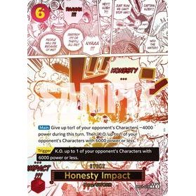 Honesty Impact (Alternate Art) - One Piece — A Fist of Divine Speed (028)