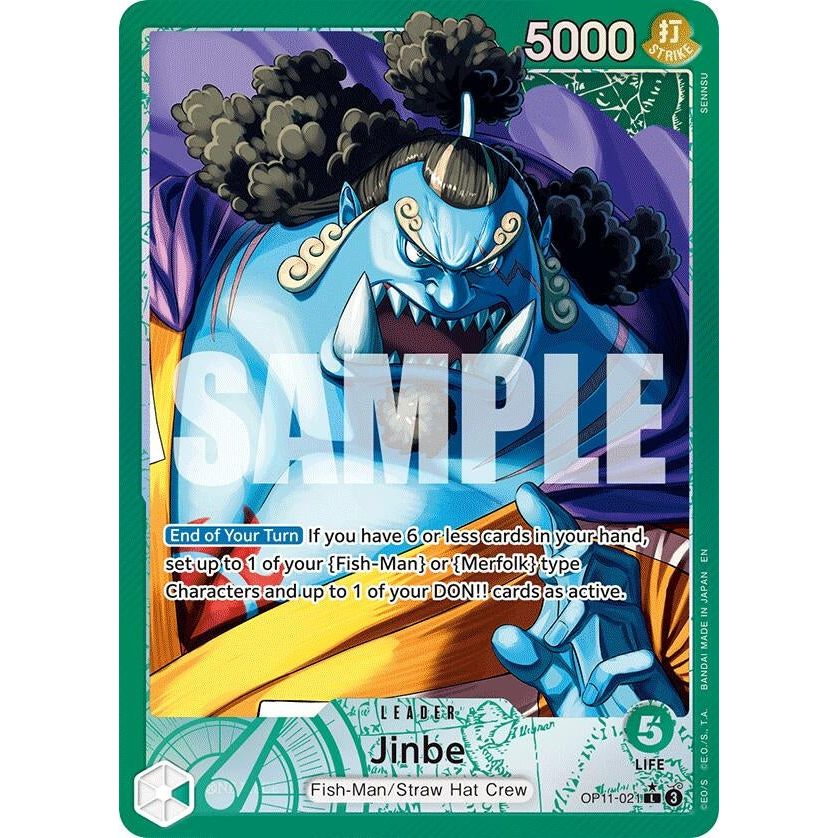 Image for Jinbe (021) (Alternate Art) (OP11-021) (OP11) - One Piece Card Game