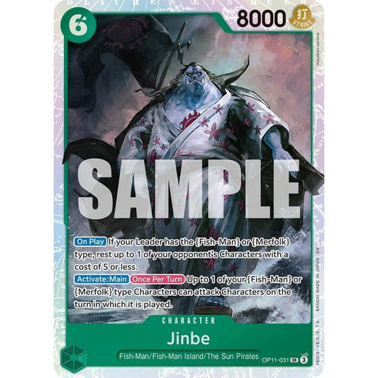 Image for Jinbe (031) (OP11-031) (OP11) - One Piece Card Game