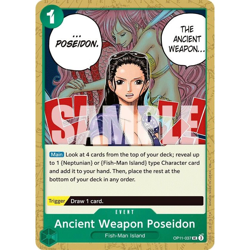 Image for Ancient Weapon Poseidon (OP11-037) (OP11) - One Piece Card Game