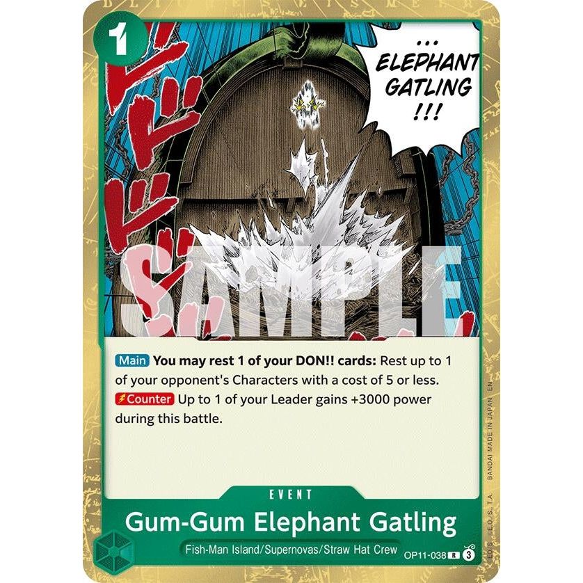 Image for Gum-Gum Elephant Gatling (OP11-038) (OP11) - One Piece Card Game