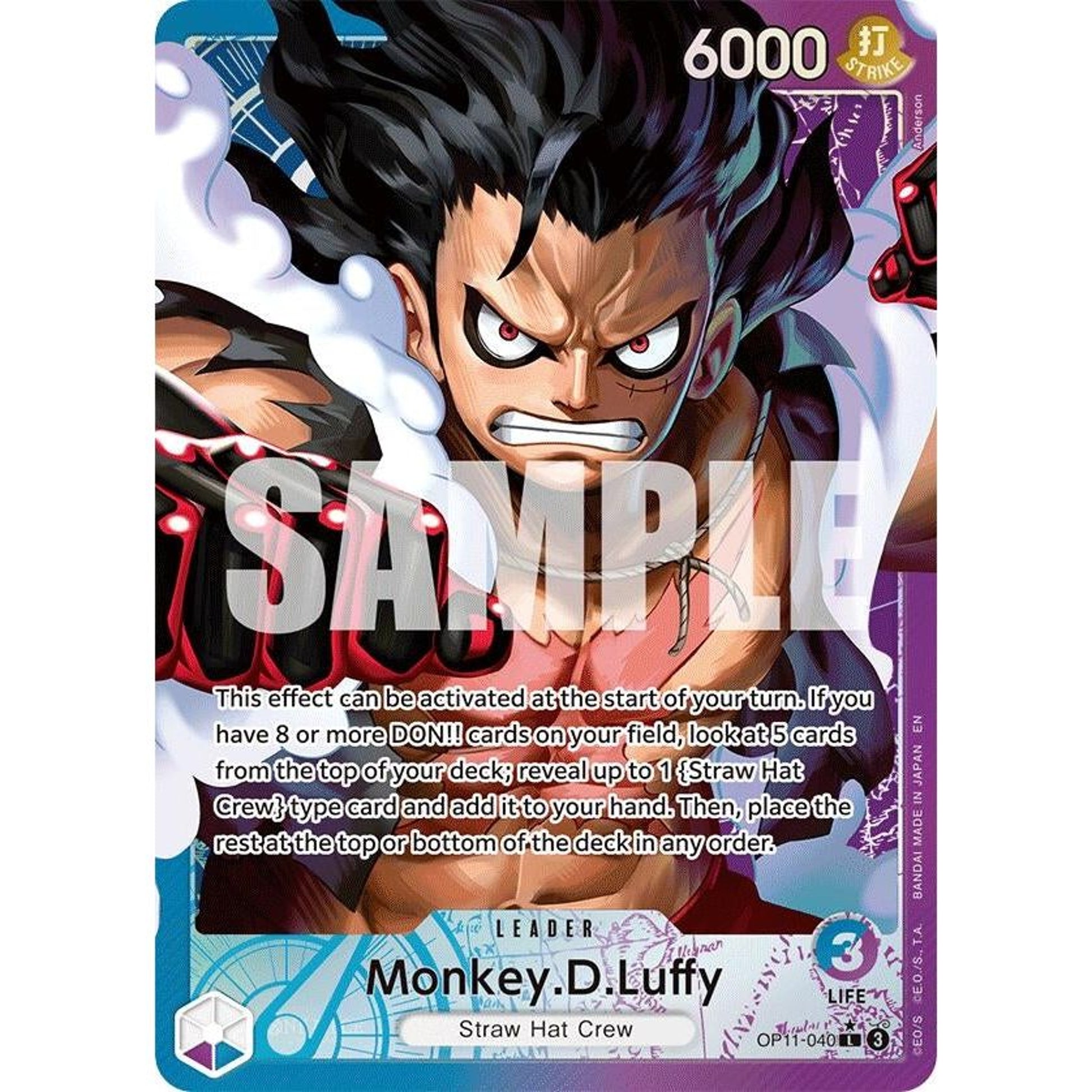 Image for Monkey.D.Luffy (040) (Alternate Art) (OP11-040) (OP11) - One Piece Card Game