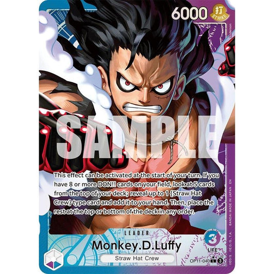 Image for Monkey.D.Luffy (040) (Alternate Art) (OP11-040) (OP11) - One Piece Card Game