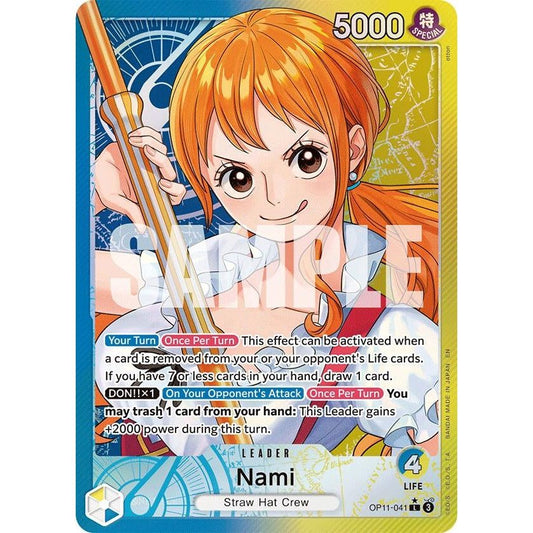 Image for Nami (041) (Alternate Art) (OP11-041) (OP11) - One Piece Card Game