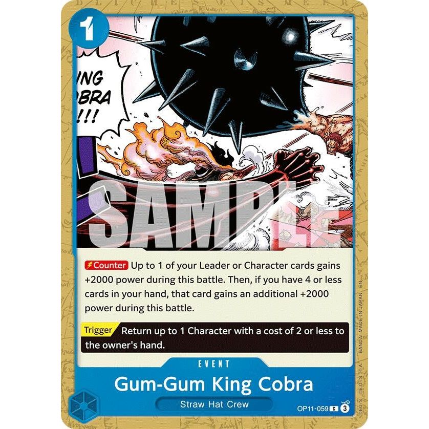 Image for Gum-Gum King Cobra (OP11-059) (OP11) - One Piece Card Game