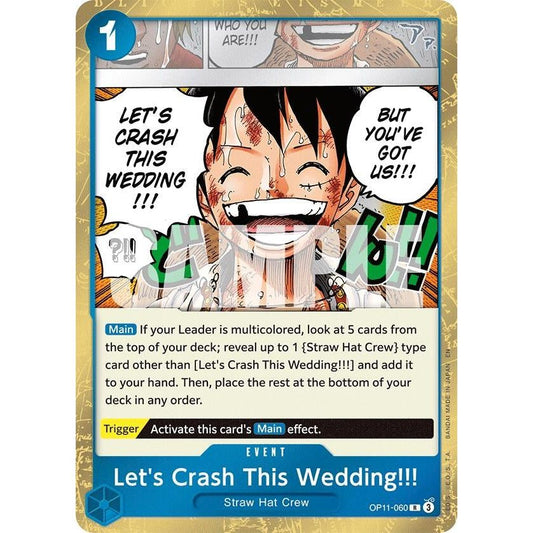 Image for Let's Crash This Wedding!!! (OP11-060) (OP11) - One Piece Card Game