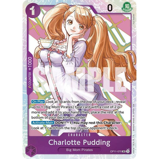 Image for Charlotte Pudding (OP11-070) (OP11) - One Piece Card Game