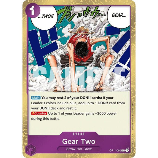 Image for Gear Two (OP11-080) (OP11) - One Piece Card Game