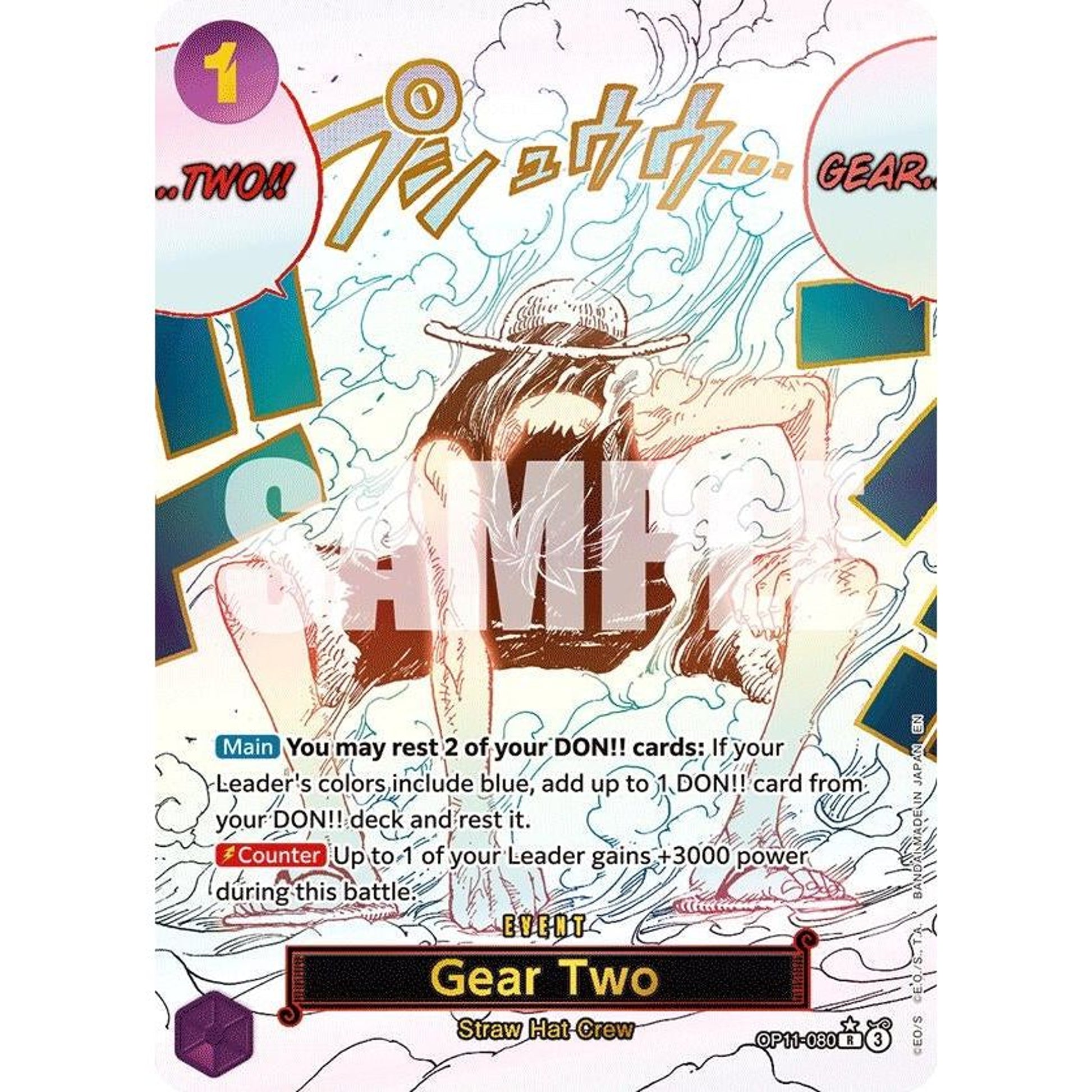 Image for Gear Two (Alternate Art) (OP11-080) (OP11) - One Piece Card Game