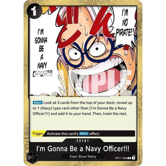 Image for I'm Gonna Be a Navy Officer!!! (OP11-099) (OP11) - One Piece Card Game