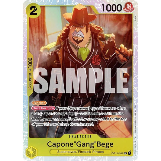 Image for Capone"Gang"Bege (101) (OP11-101) (OP11) - One Piece Card Game