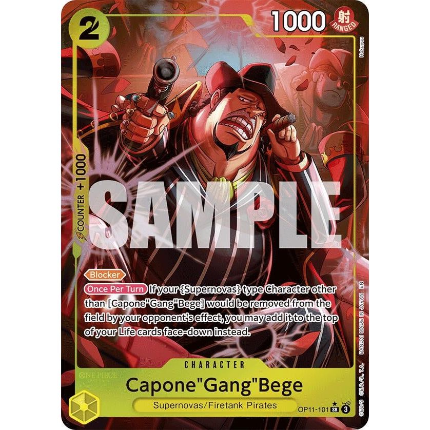 Image for Capone"Gang"Bege (101) (Alternate Art) (OP11-101) (OP11) - One Piece Card Game