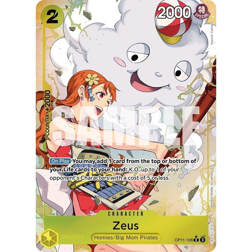 Image for Zeus (Alternate Art) (OP11-106) (OP11) - One Piece Card Game