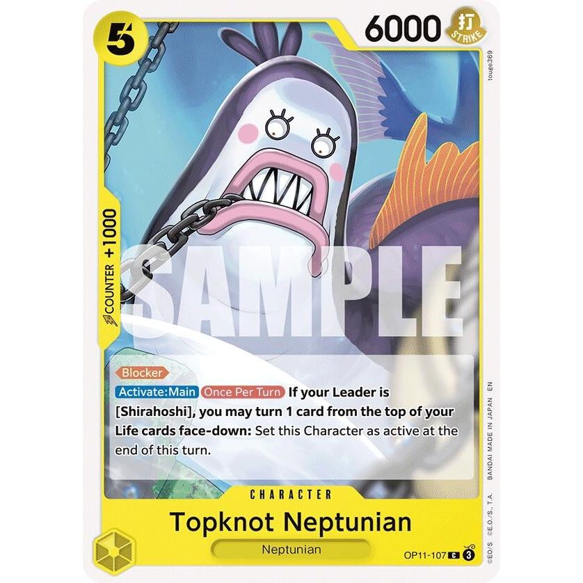 Image for Topknot Neptunian (OP11-107) (OP11) - One Piece Card Game