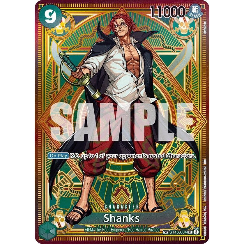 Image for Shanks (SP) (ST16-004) (OP11) - One Piece Card Game