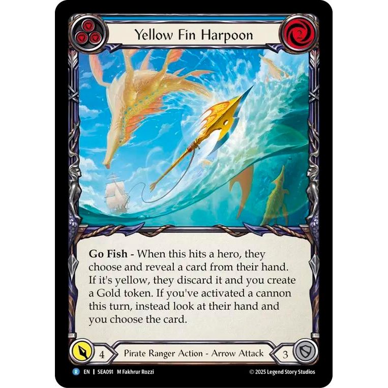 Image for Yellow Fin Harpoon (SEA091) - Flesh and Blood TCG