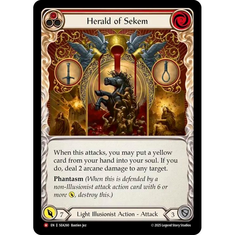 Image for Herald of Sekem (SEA260) - Flesh and Blood TCG