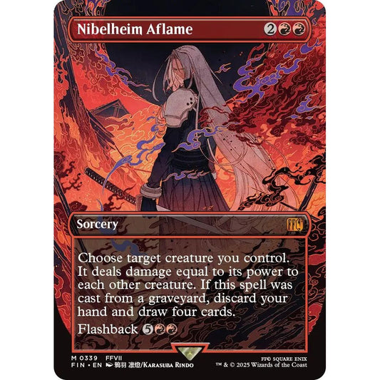 Image for Nibelheim Aflame (Borderless) (339) (FIN) - Magic: The Gathering
