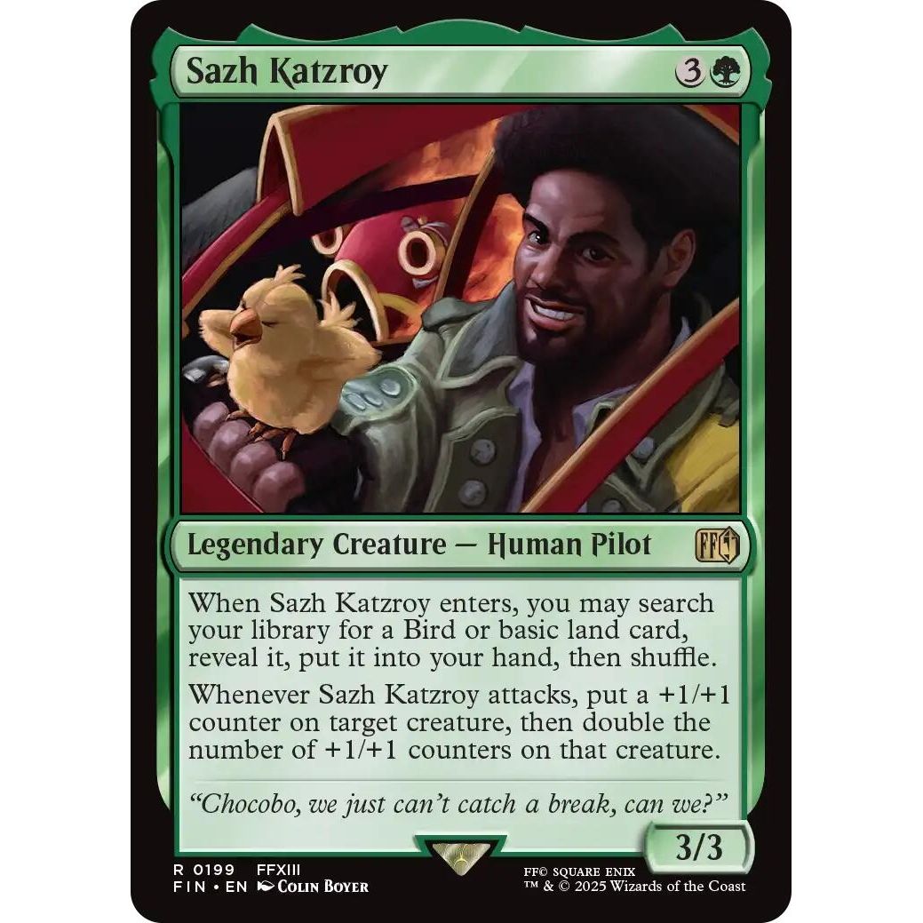 Image for Sazh Katzroy (199) (FIN) - Magic: The Gathering