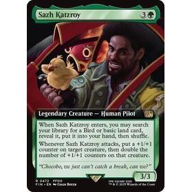 Sazh Katzroy (Extended Art) - Final Fantasy TCG (595)