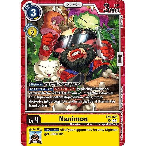 Image for Nanimon (EX9-028 U) (EX09) - Digimon Card Game