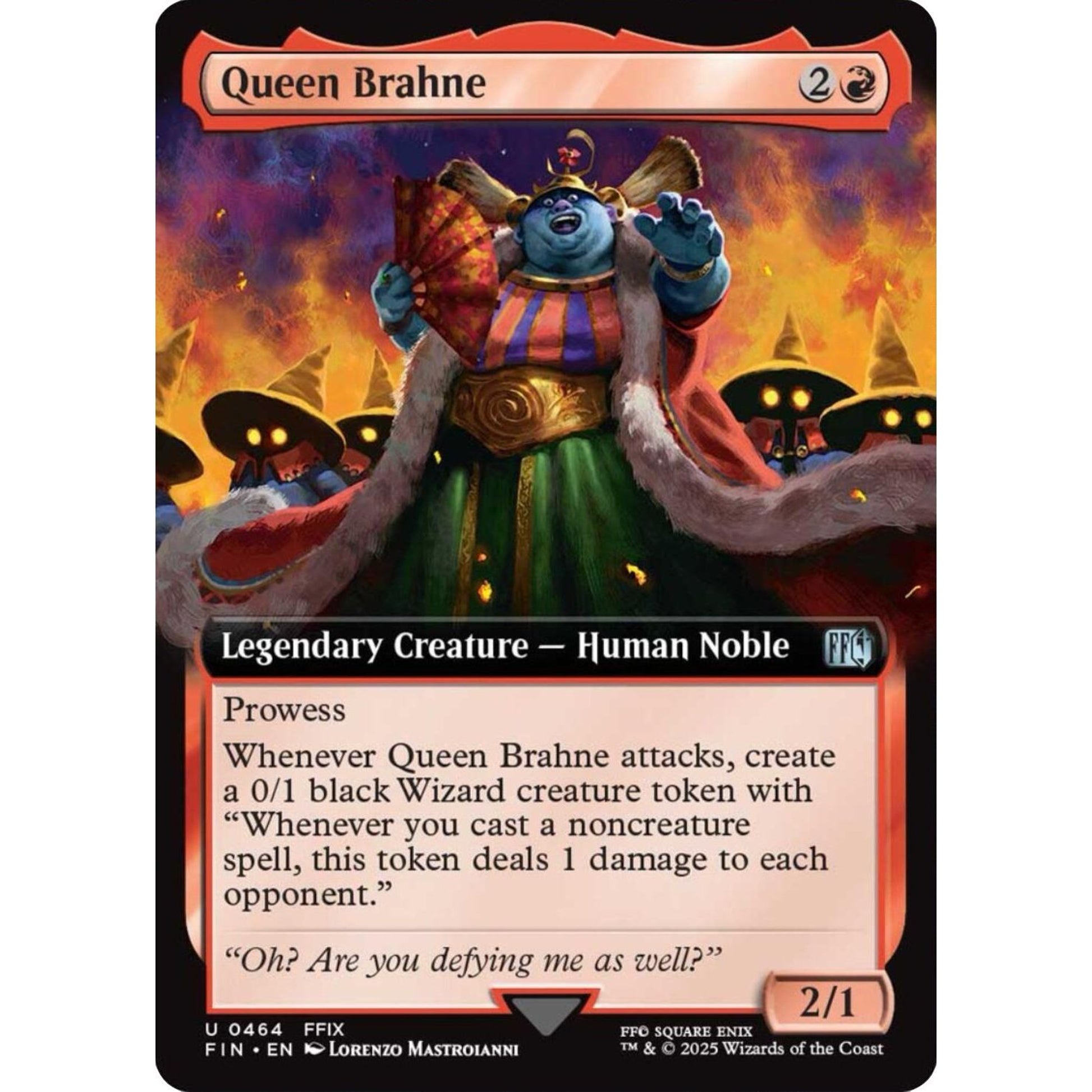 Image for Queen Brahne (Extended Art) (464) (FIN) - Magic: The Gathering