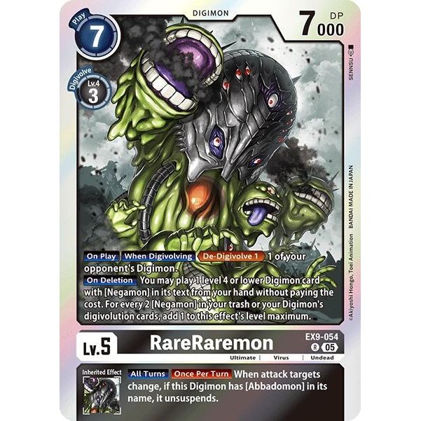 Image for RareRaremon (EX9-054 R) (EX09) - Digimon Card Game
