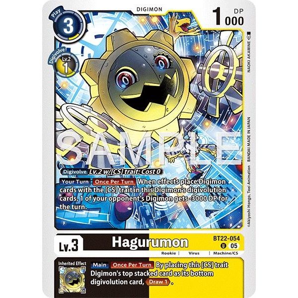Image for Hagurumon (BT22-054 U) (BT22) - Digimon Card Game