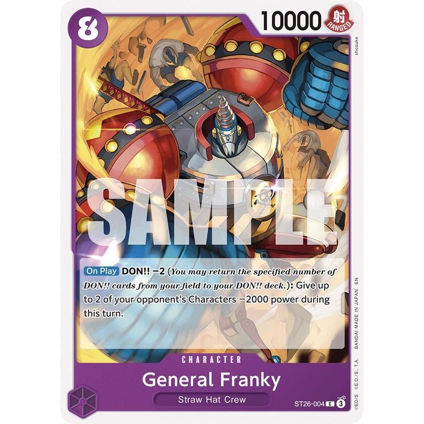 Image for General Franky (ST26-004) (ST-26) - One Piece Card Game