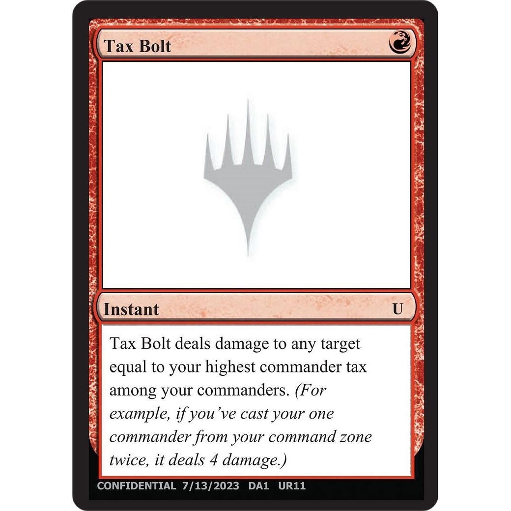 Image for Tax Bolt - Magic: The Gathering