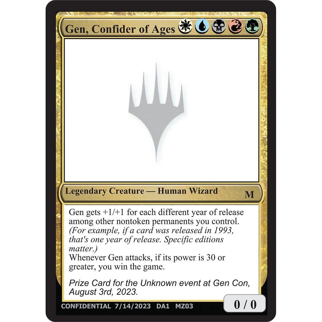 Image for Gen, Confider of Ages - Magic: The Gathering