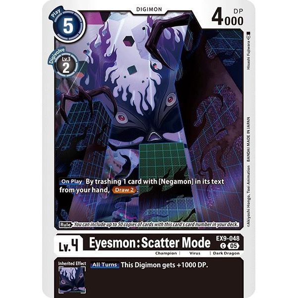 Image for Eyesmon: Scatter Mode (EX9-048 C) (EX09) - Digimon Card Game