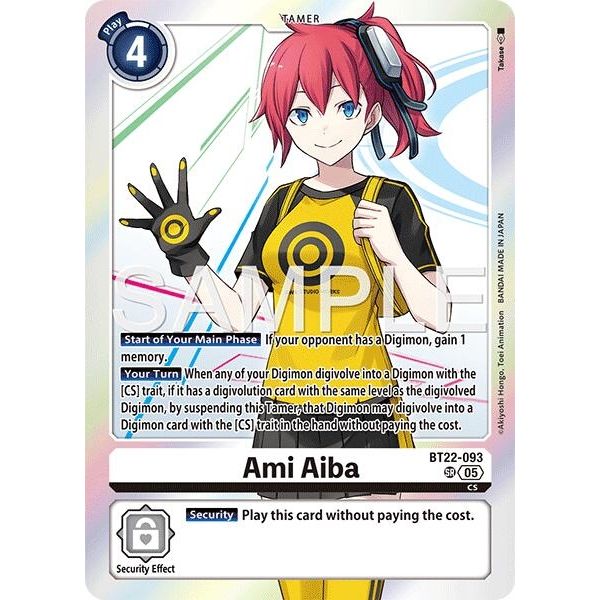 Image for Ami Aiba (BT22-093 SR) (BT22) - Digimon Card Game