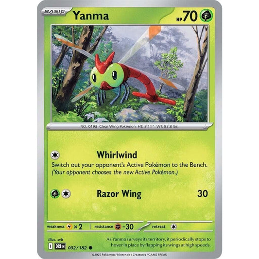 Image for Yanma (002/182) (DRI) - Pokemon