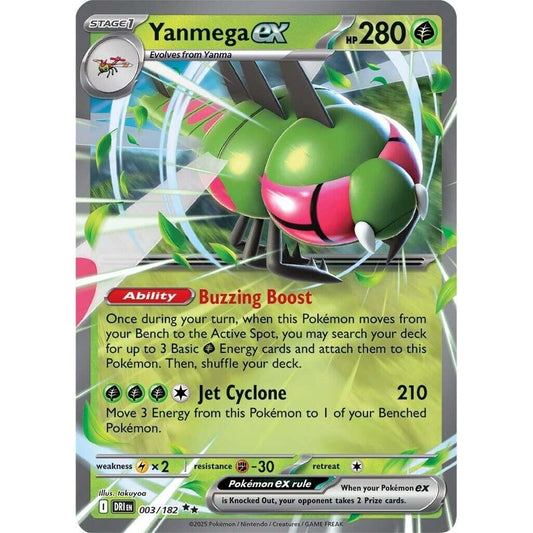Image for Yanmega ex (003/182) (DRI) - Pokemon