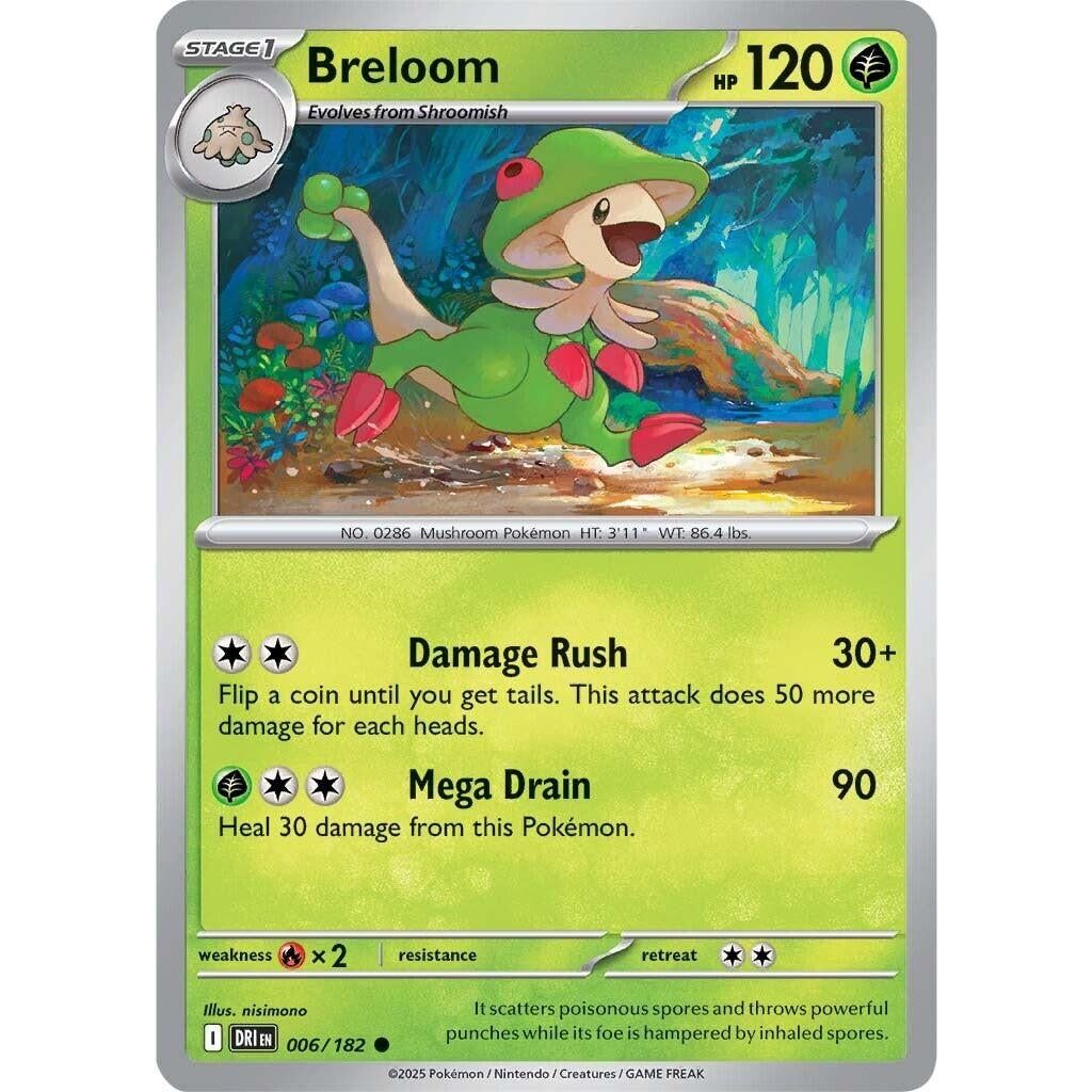 Image for Breloom (006/182) (DRI) - Pokemon