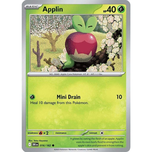 Image for Applin (016/182) (DRI) - Pokemon