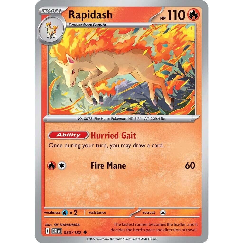 Image for Rapidash (030/182) (DRI) - Pokemon