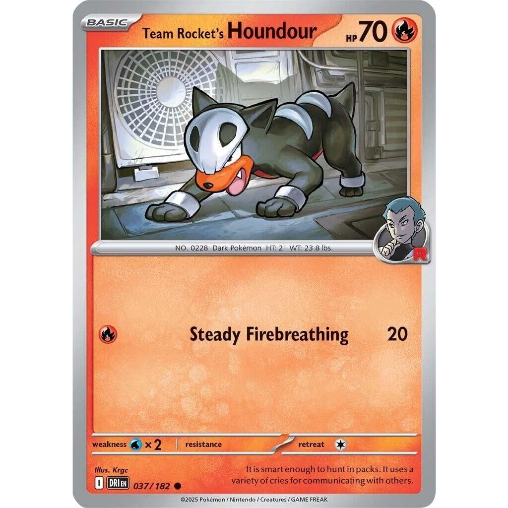 Image for Team Rocket's Houndour (037/182) (DRI) - Pokemon