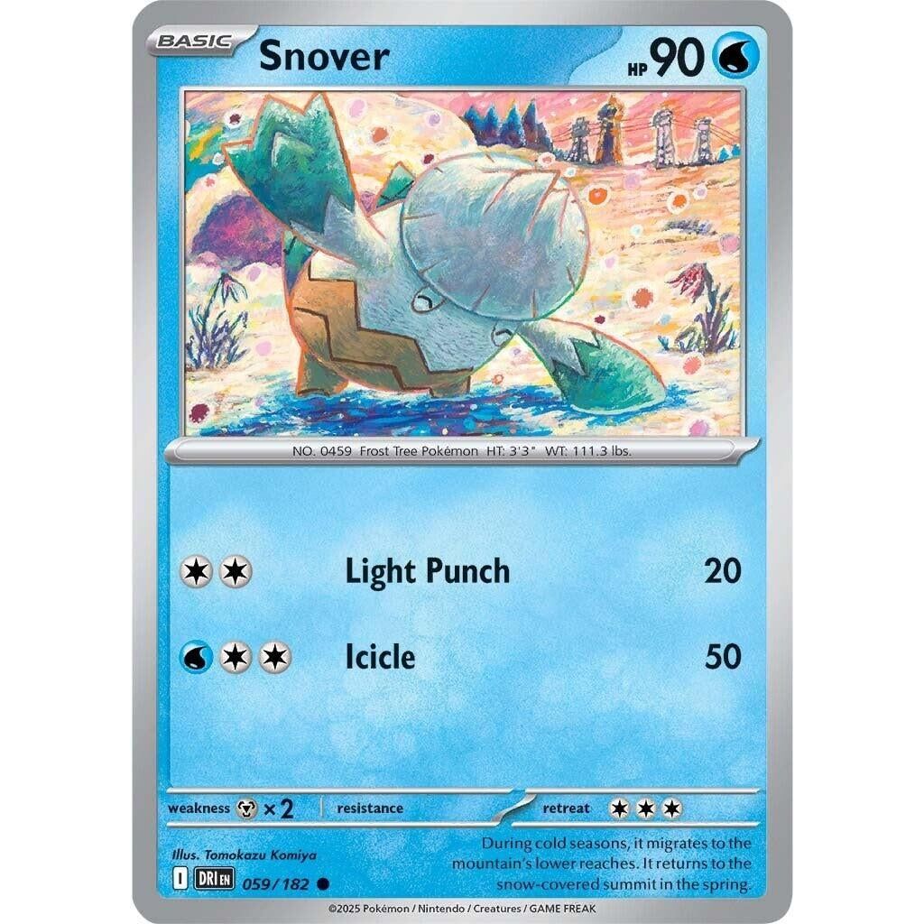 Image for Snover (059/182) (DRI) - Pokemon