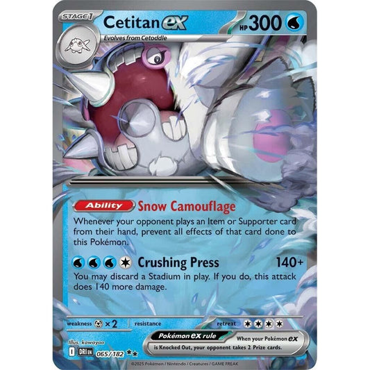 Image for Cetitan ex (065/182) (DRI) - Pokemon