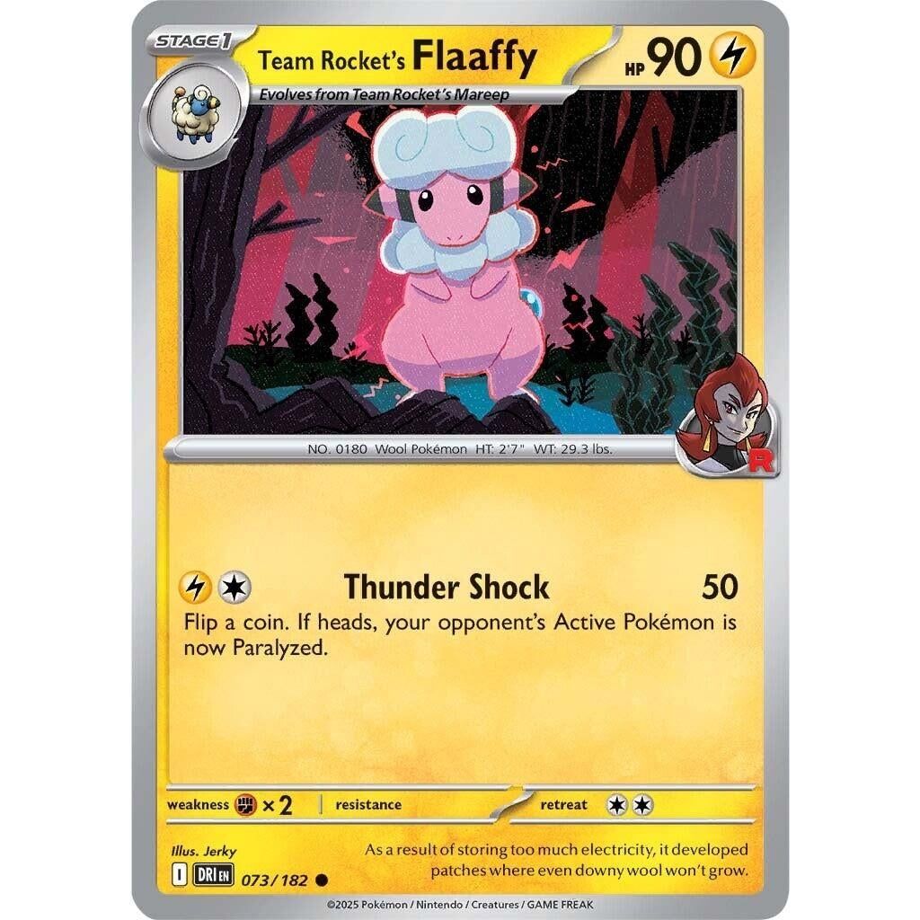 Image for Team Rocket's Flaaffy (073/182) (DRI) - Pokemon