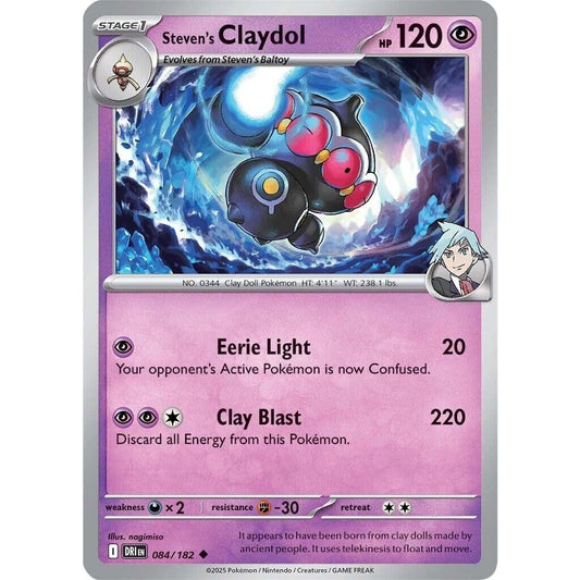 Image for Steven's Claydol (084/182) (DRI) - Pokemon